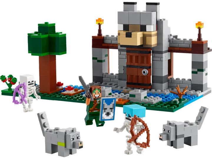 LEGO minecraft 21261 Die Wolfsfestung
