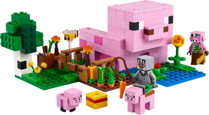 LEGO minecraft 21268 Das Babyschwein-Haus
