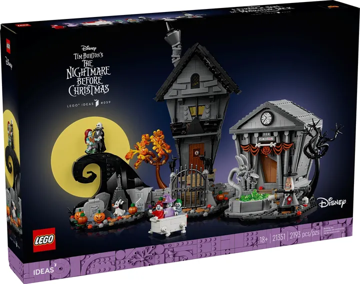 LEGO ideas 21351 Tim Burtons Disney Film Nightmare Before Christmas
