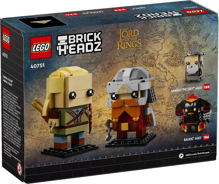 Vorschaubild 2 LEGO brickheadz 40751 Legolas und Gimli™
