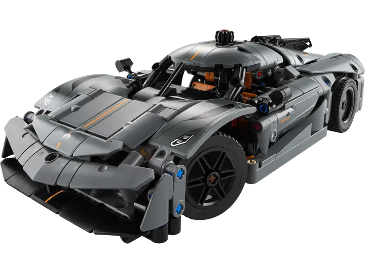 LEGO technic 42173 Koenigsegg Jesko Absolut Supersportwagen in Grau
