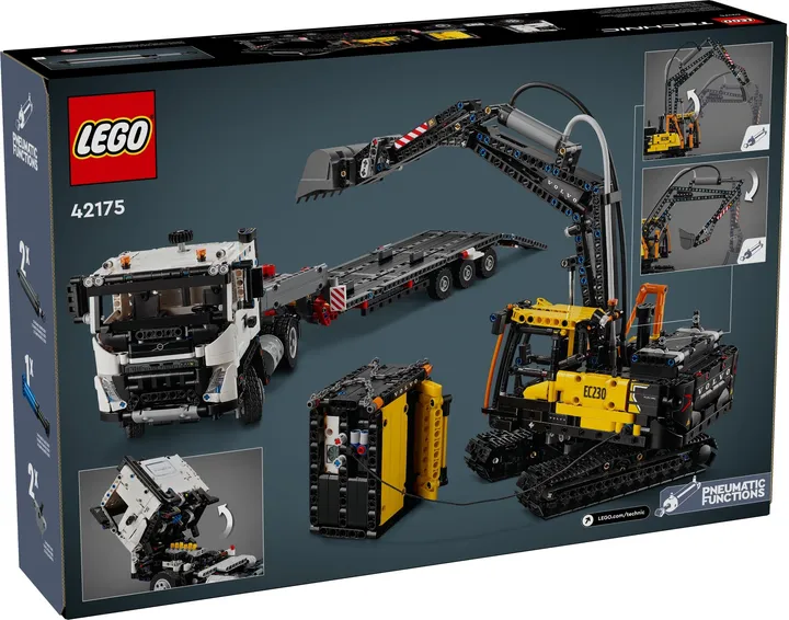 Vorschaubild 3 LEGO technic 42175 Volvo FMX LKW mit EC230 Electric Raupenbagger
