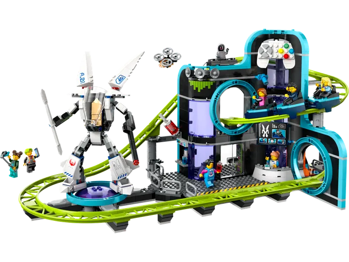 LEGO city 60421 Achterbahn mit Roboter-Mech
