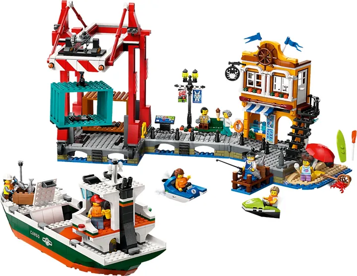 Vorschaubild 2 LEGO city 60422 Hafen mit Frachtschiff
