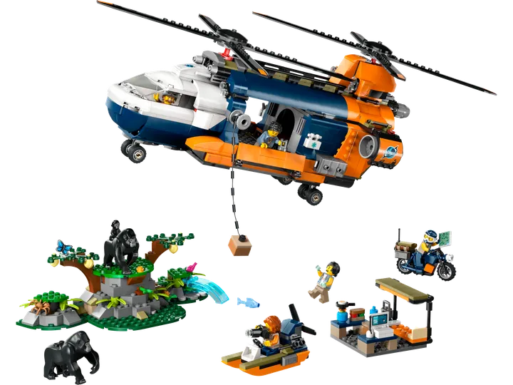 LEGO city 60437 Dschungelforscher-Hubschrauber
