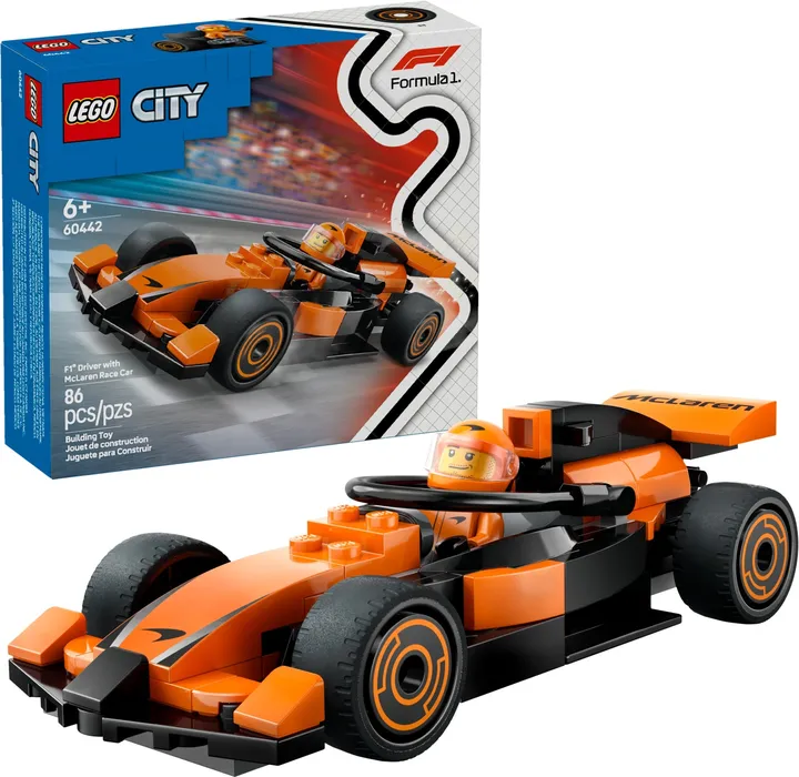 Vorschaubild 2 LEGO city 60442 F1® Rennfahrer mit McLaren Rennauto
