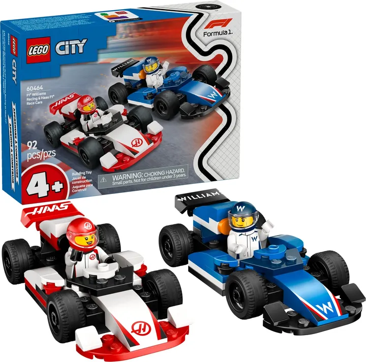 Vorschaubild 2 LEGO city 60464 F1® Williams Racing und Haas F1® Rennautos
