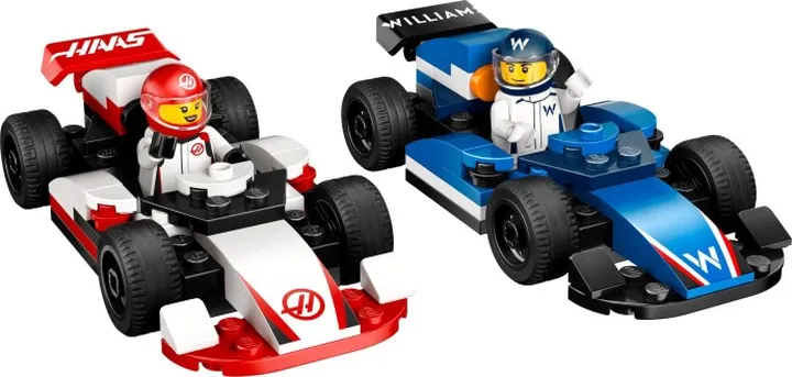 LEGO city 60464 F1® Williams Racing und Haas F1® Rennautos
