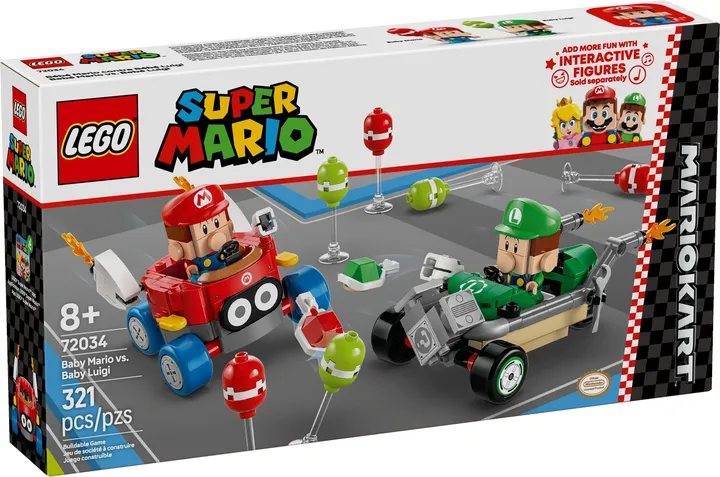 Vorschaubild 2 LEGO super mario 72034 Mario Kart™ – Baby Mario vs Baby Luigi
