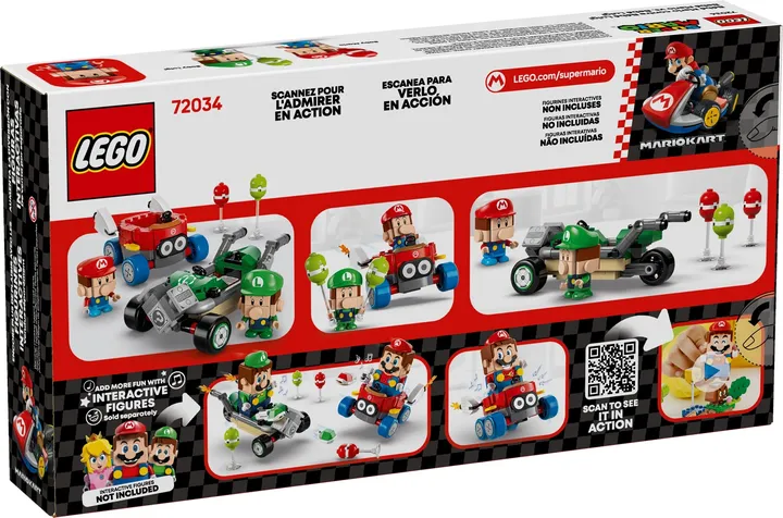 Vorschaubild 3 LEGO super mario 72034 Mario Kart™ – Baby Mario vs Baby Luigi
