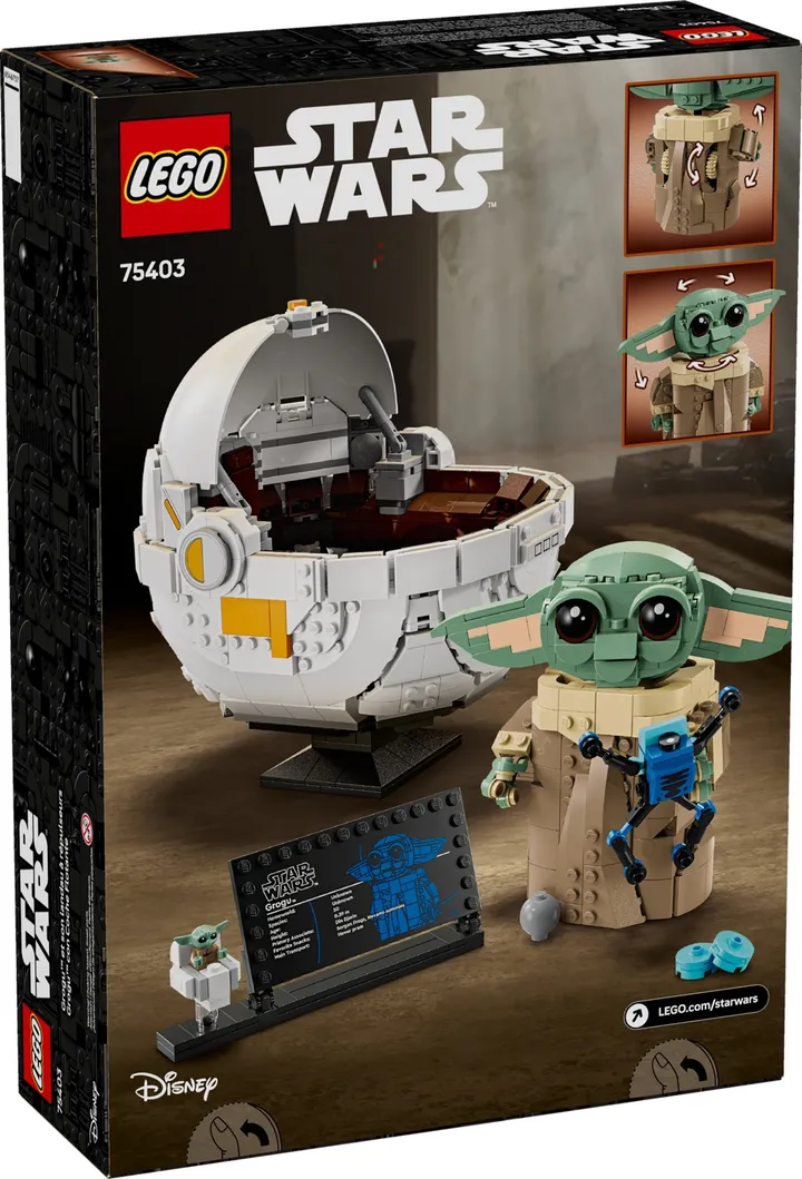 Vorschaubild 2 LEGO star wars 75403 Grogu™ in seiner Repulsorwiege
