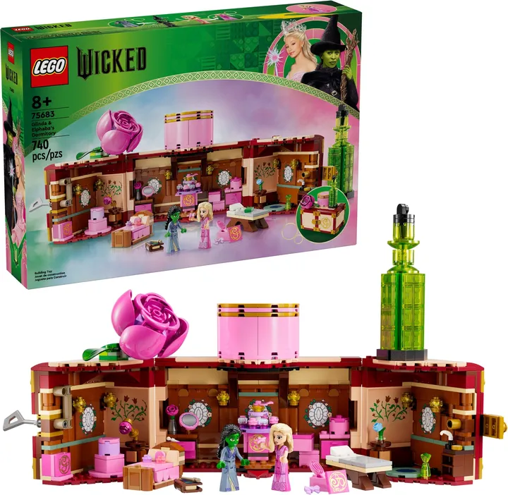 Vorschaubild 2 LEGO wicked 75683 Glindas und Elphabas Schlafsaal
