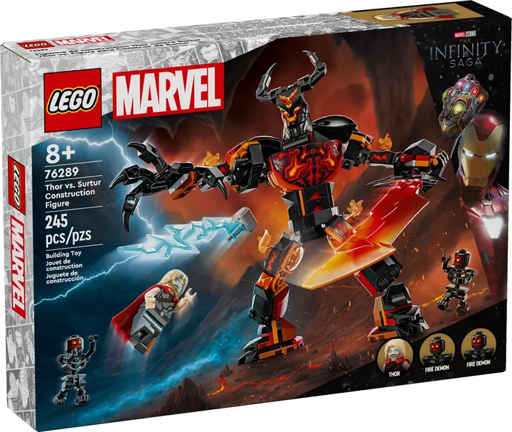 Vorschaubild 2 LEGO super heroes 76289 Thor vs Surtur Baufigur
