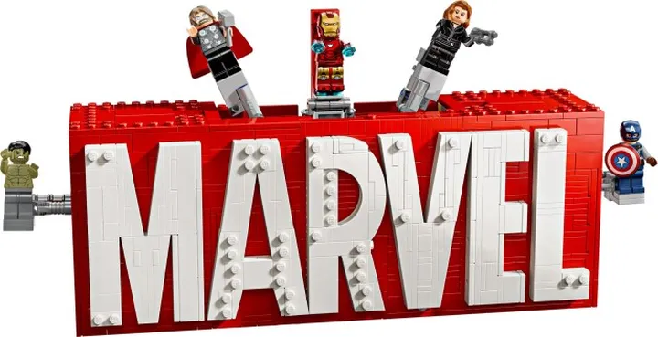 LEGO super heroes 76313 MARVEL Logo & Minifiguren
