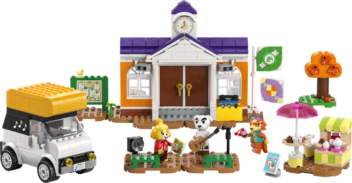 LEGO animal crossing 77052 KK spielt auf dem Festplatz
